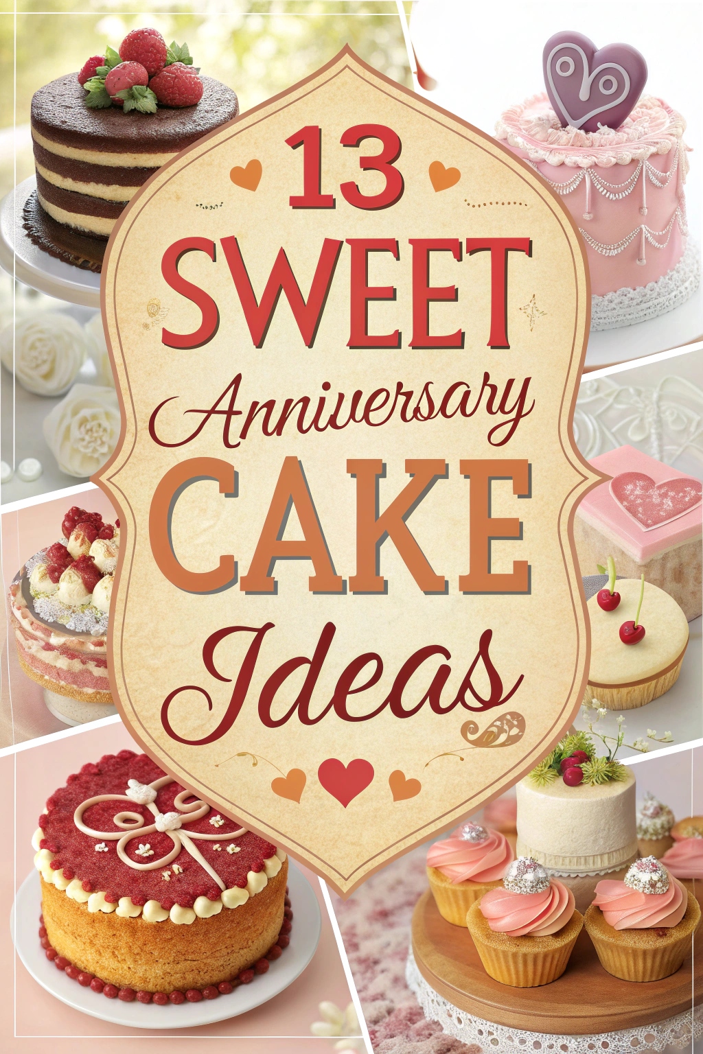 13 Sweet Anniversary Cake Ideas to Celebrate Your Love