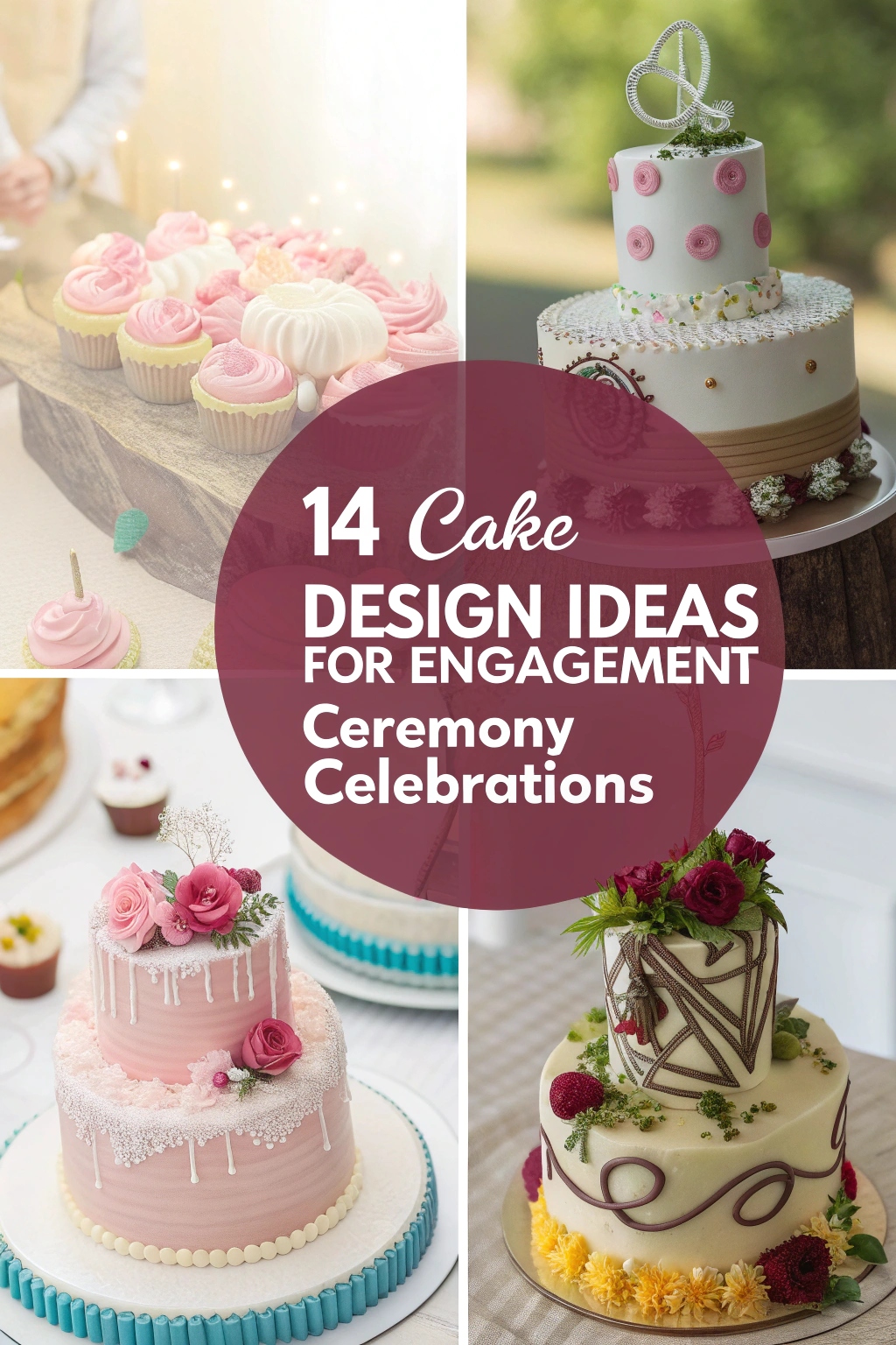 14 Cake Design Ideas for Engagement Ceremony Celebrations