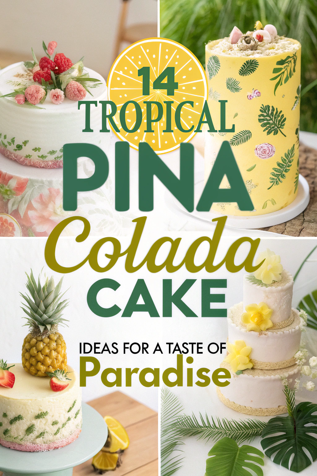 14 Tropical Pina Colada Cake Ideas for a Taste of Paradise
