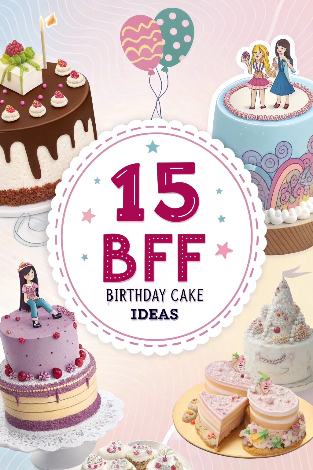 15 BFF Birthday Cake Ideas to Celebrate Friendship