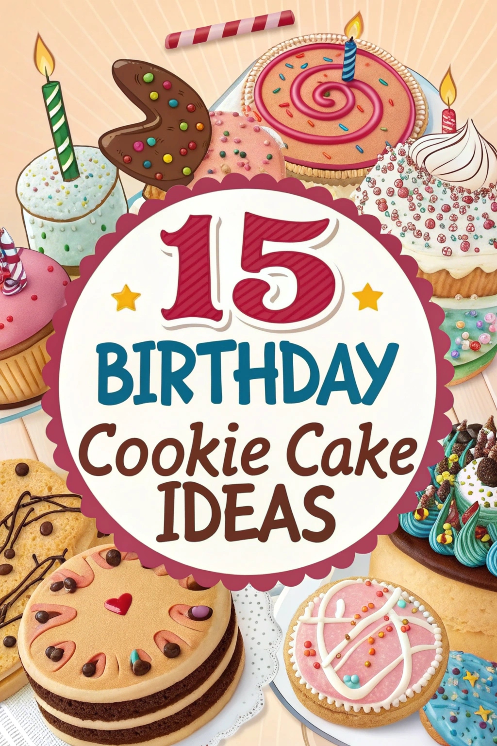15 Birthday Cookie Cake Ideas to Celebrate in Style