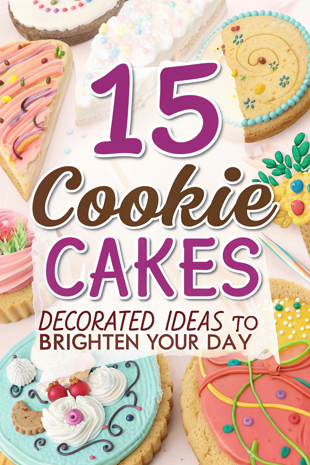 15 Cookie Cakes Decorated Ideas to Brighten Your Day