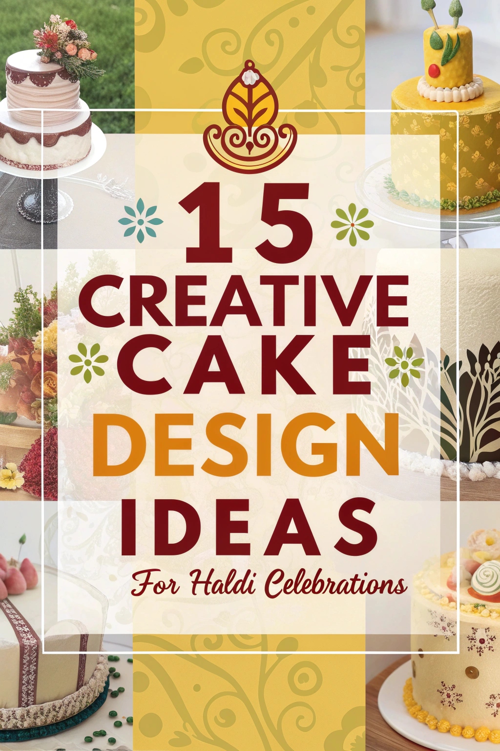 15 Creative Cake Design Ideas for Haldi Celebrations