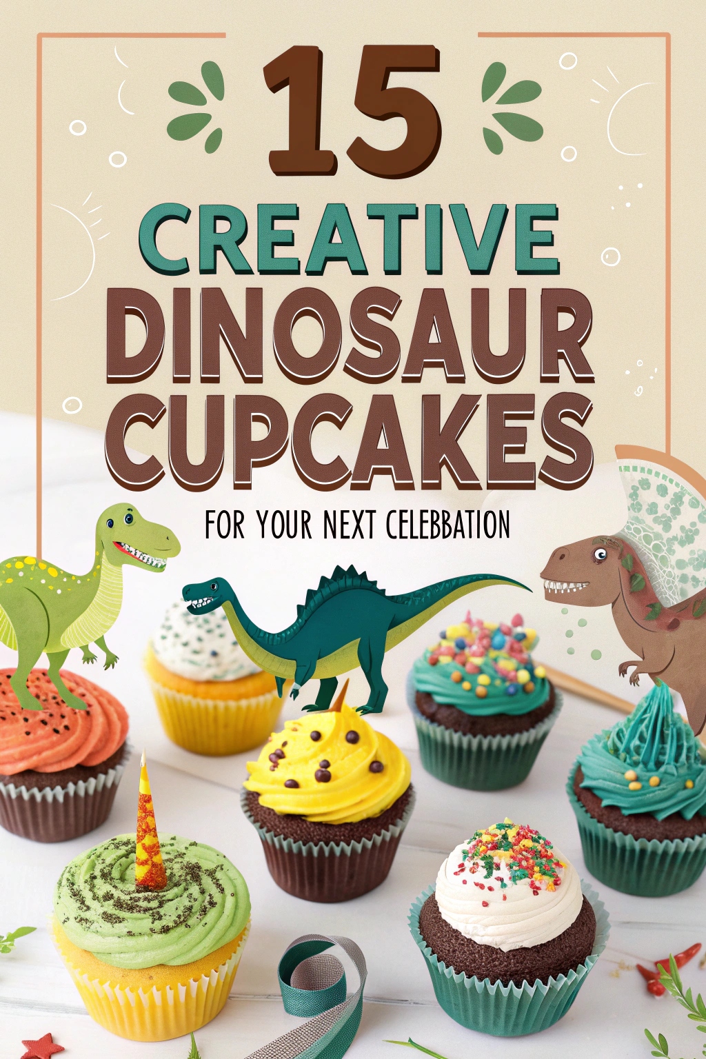 15 Creative Dinosaur Cupcakes for Your Next Celebration