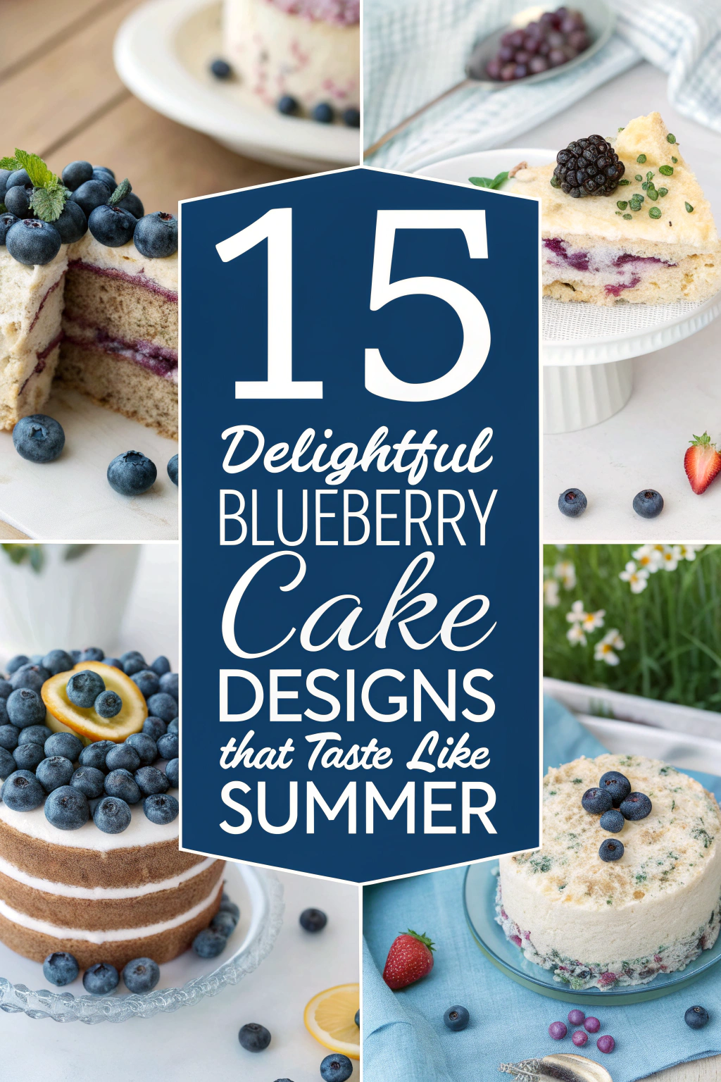 15 Delightful Blueberry Cake Designs That Taste Like Summer