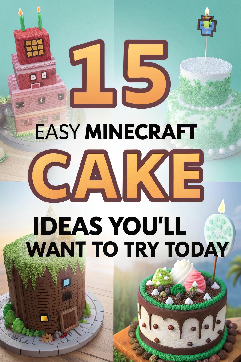 15 Easy Minecraft Cake Ideas You'll Want to Try Today