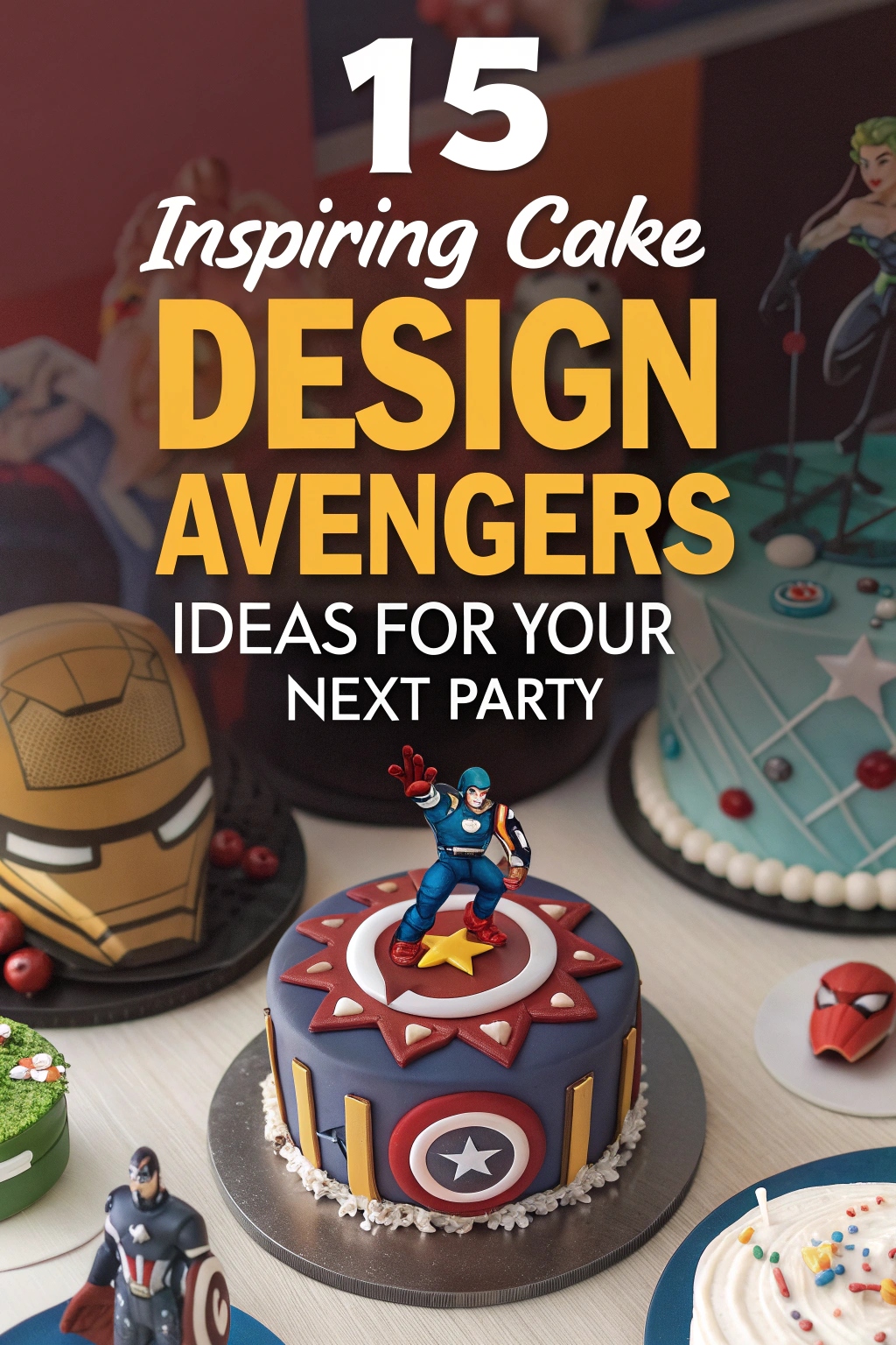 15 Inspiring Cake Design Avengers Ideas for Your Next Party