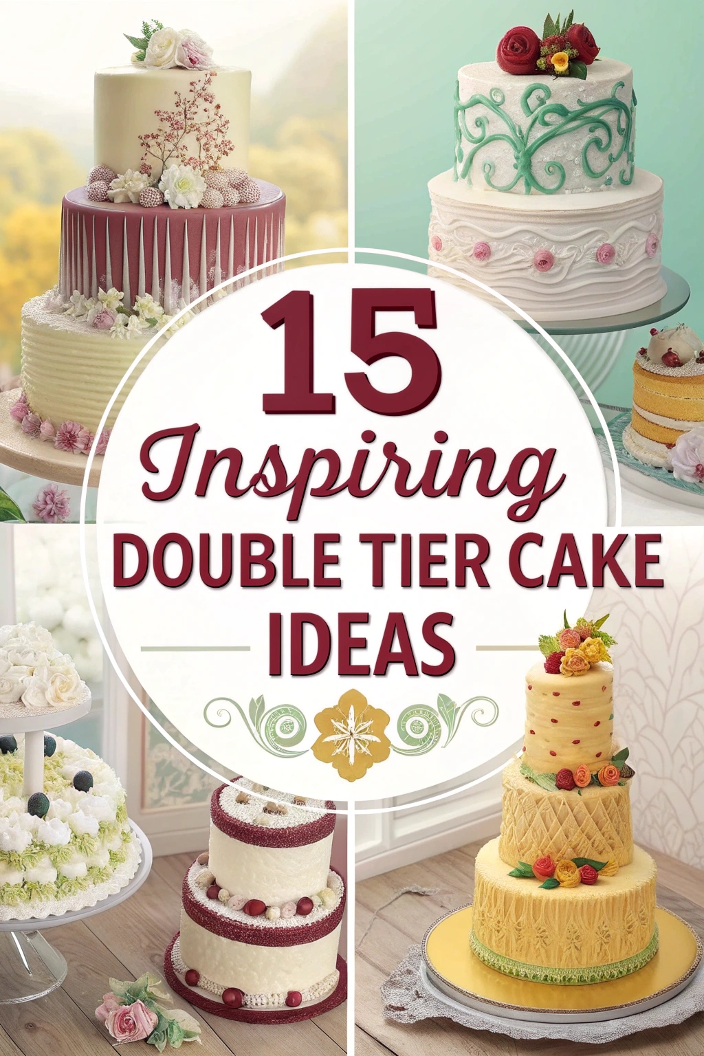 15 Inspiring Double Tier Cake Ideas for Your Next Celebration