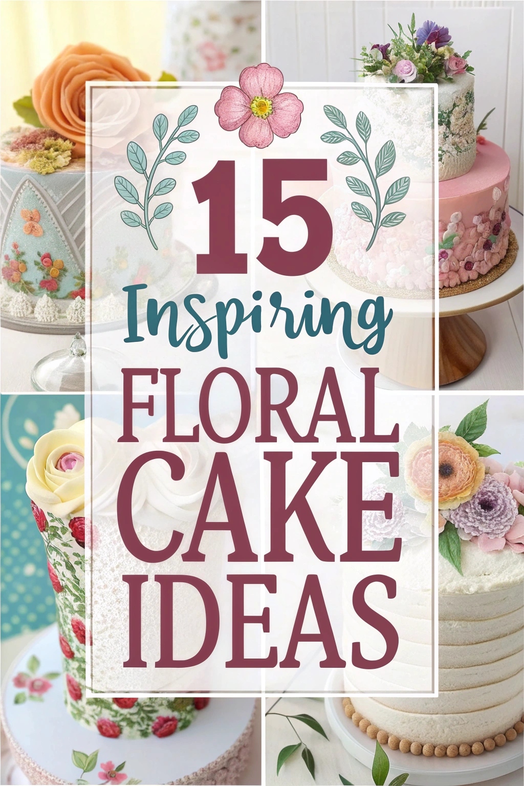 15 Inspiring Floral Cake Ideas for Every Celebration
