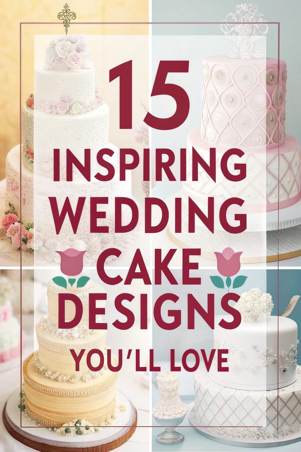 15 Inspiring Wedding Cake Designs You’ll Love