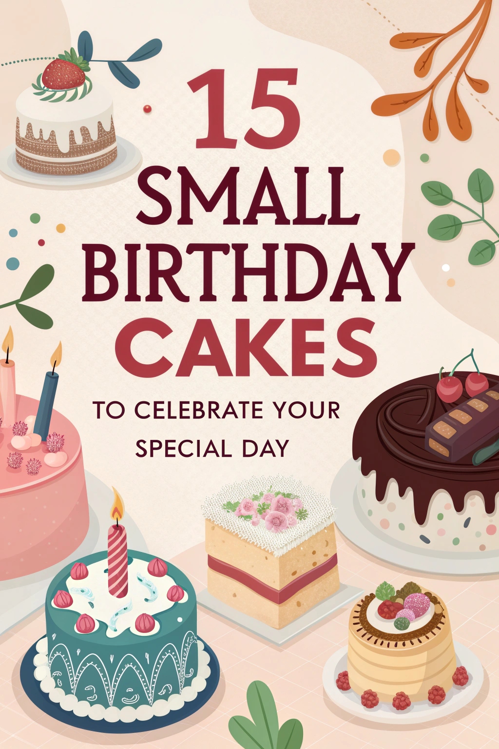 15 Small Birthday Cakes to Celebrate Your Special Day