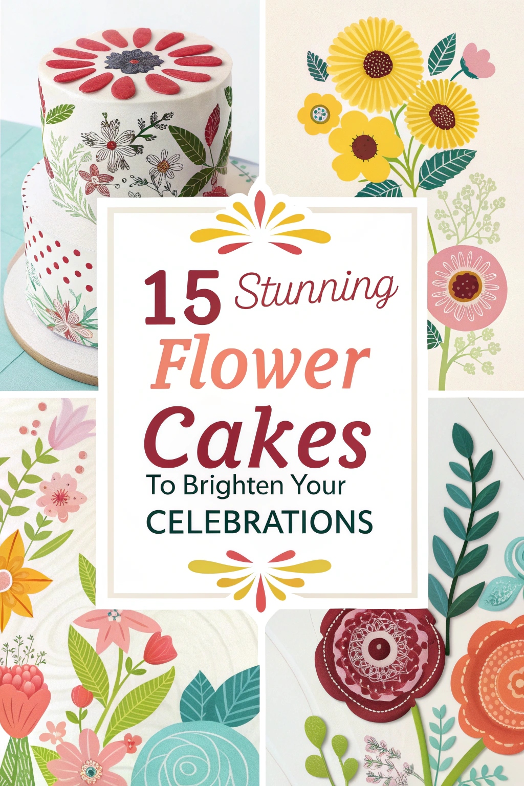 15 Stunning Flower Cakes to Brighten Your Celebrations