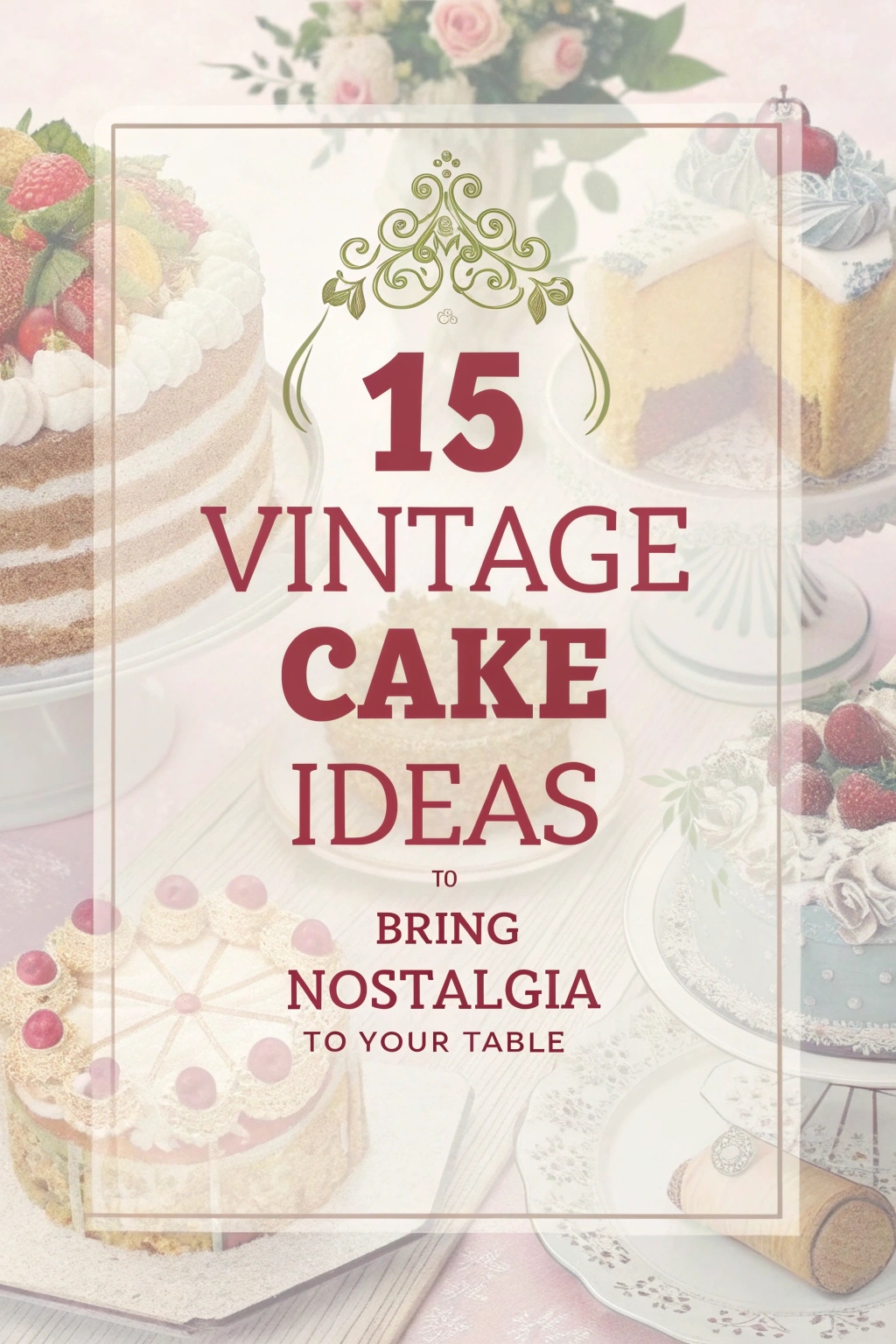 15 Vintage Cake Ideas to Bring Nostalgia to Your Table