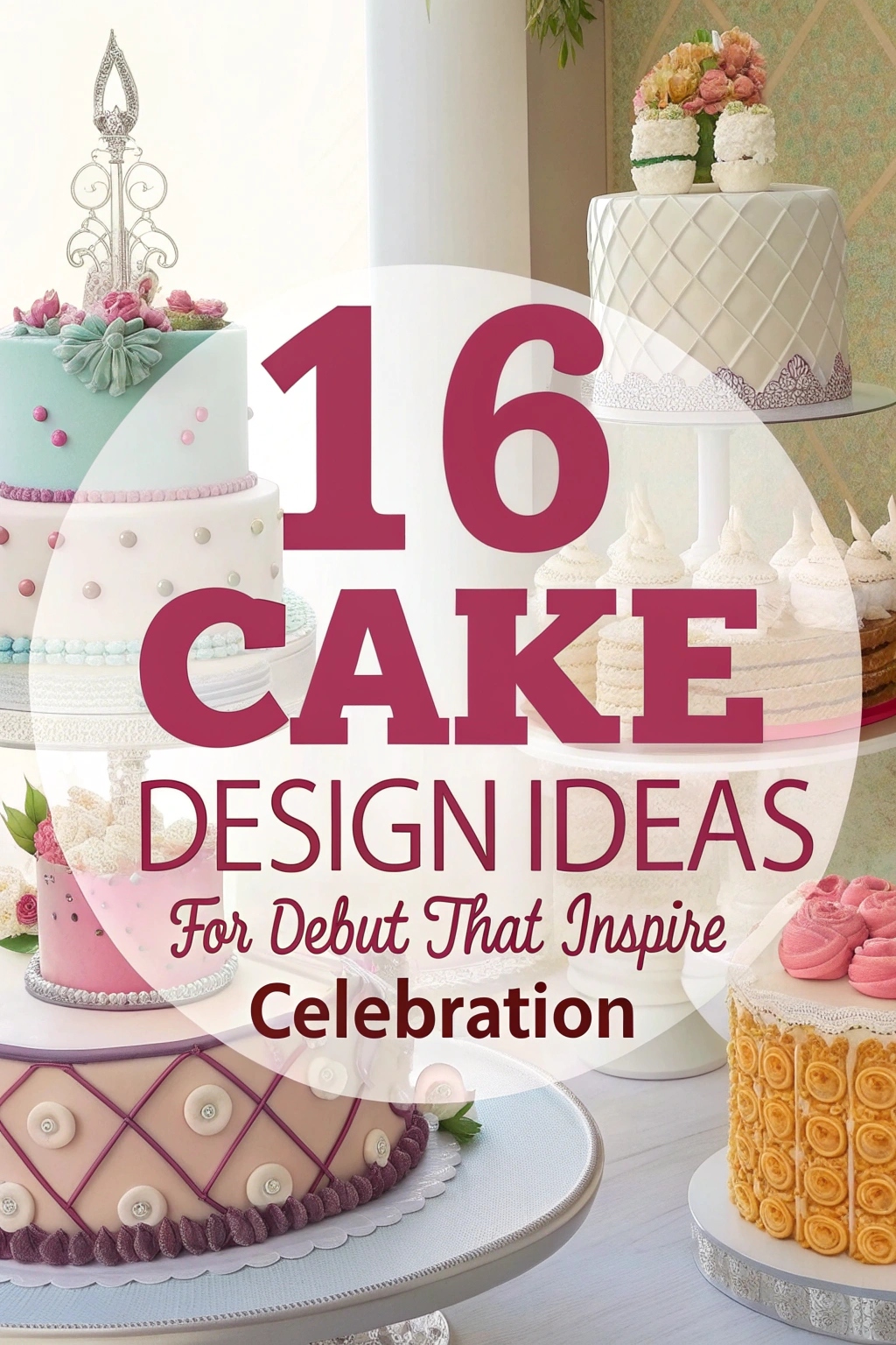 16 Cake Design Ideas for Debut That Inspire Celebration
