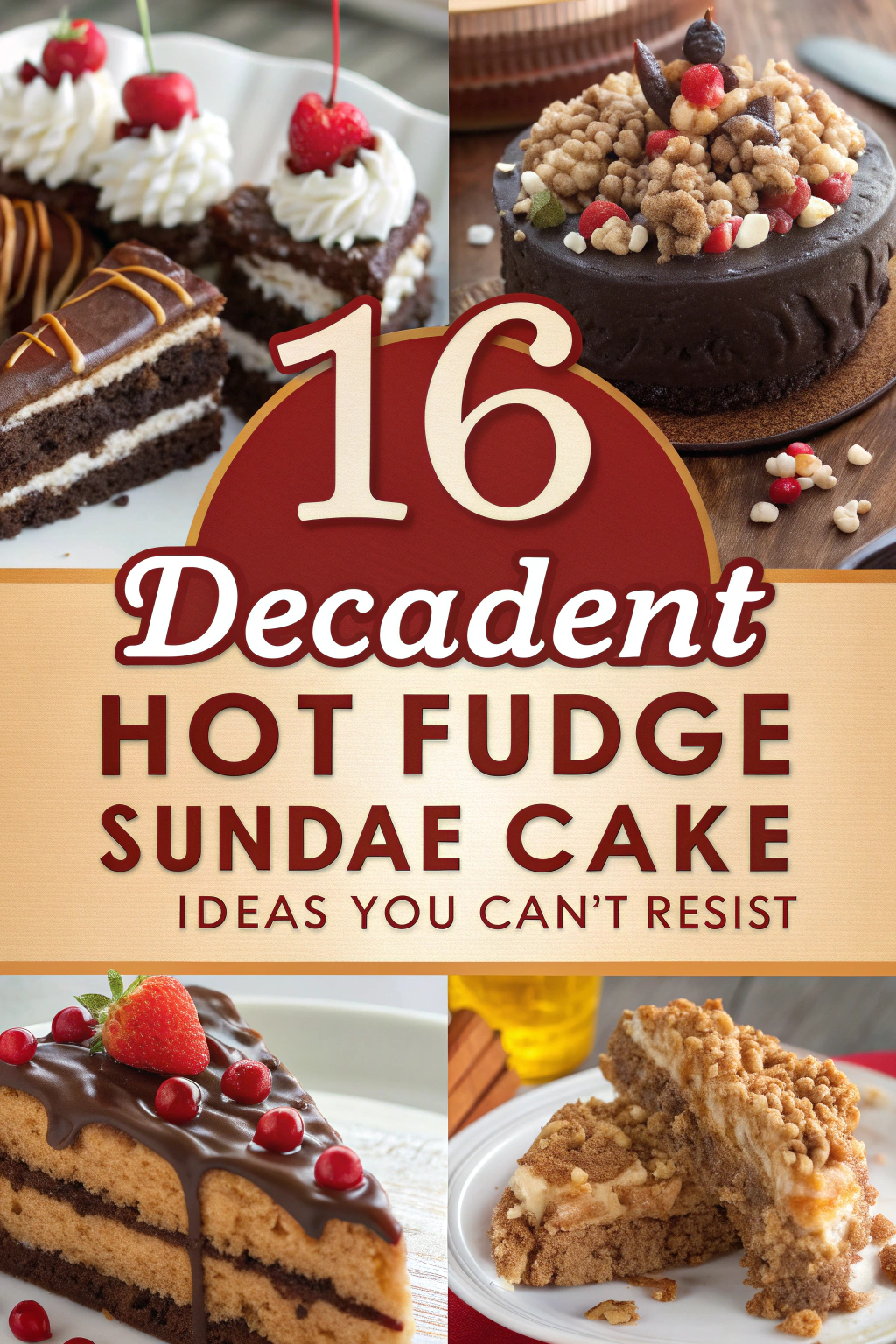 16 Decadent Hot Fudge Sundae Cake Ideas You Can't Resist