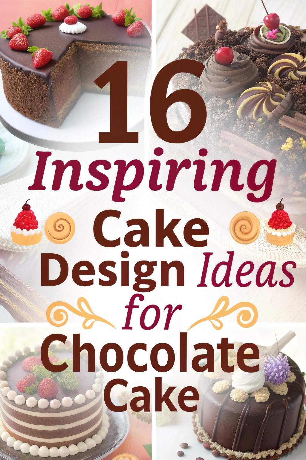16 Inspiring Cake Design Ideas for Chocolate Cake