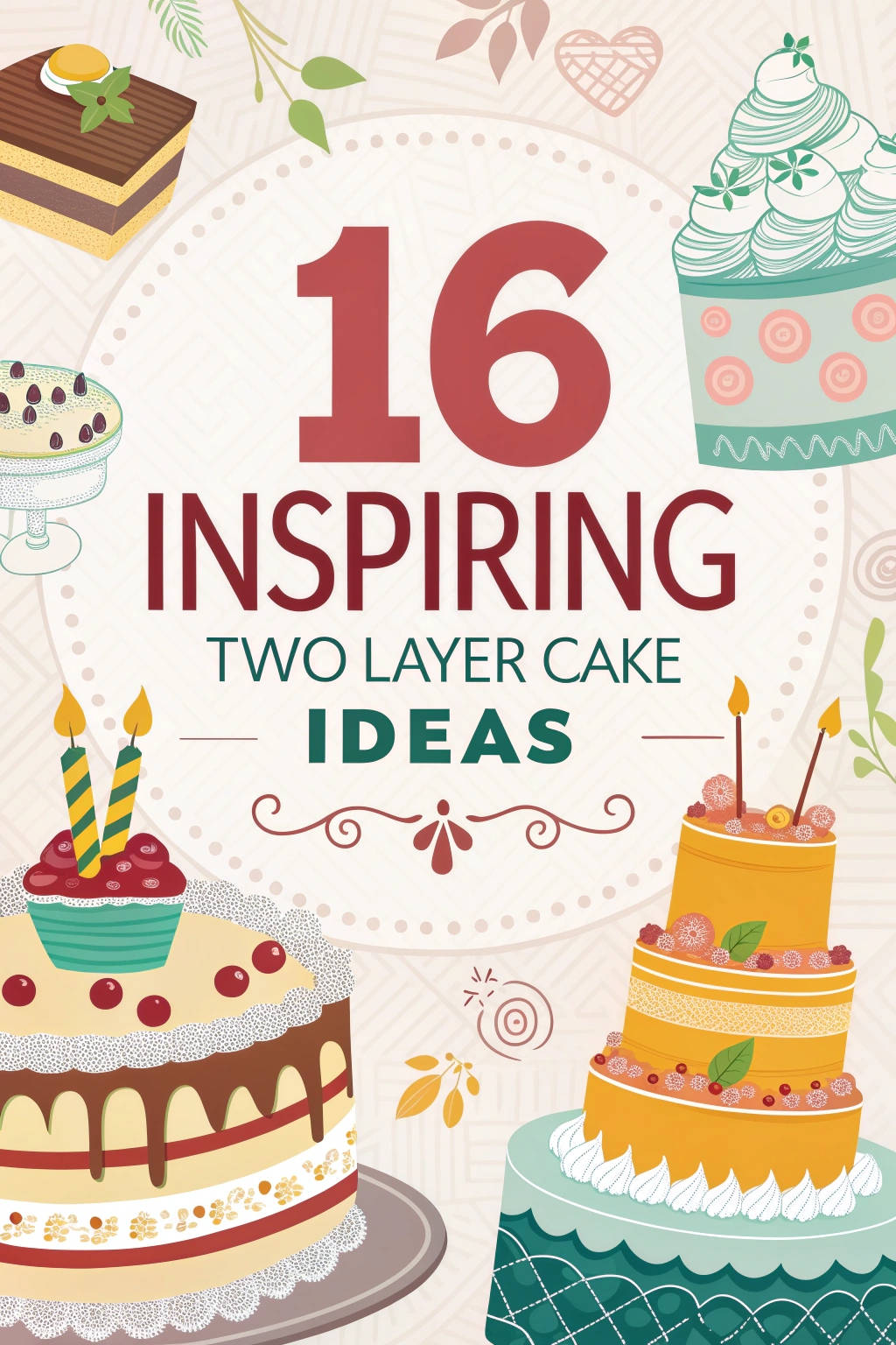 16 Inspiring Two Layer Cake Ideas for Every Celebration