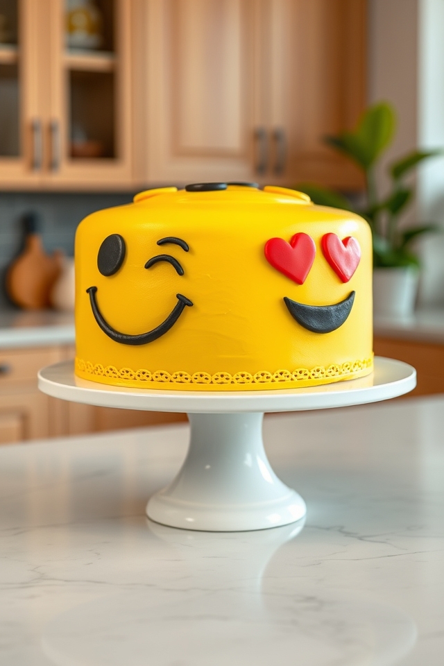 adorable smiley cake emojis