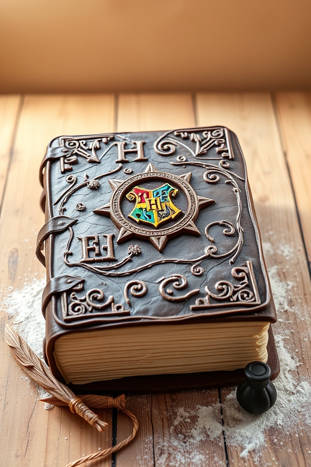 ancient magical spell book