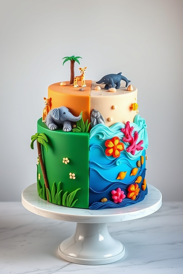 animal safari ocean waves