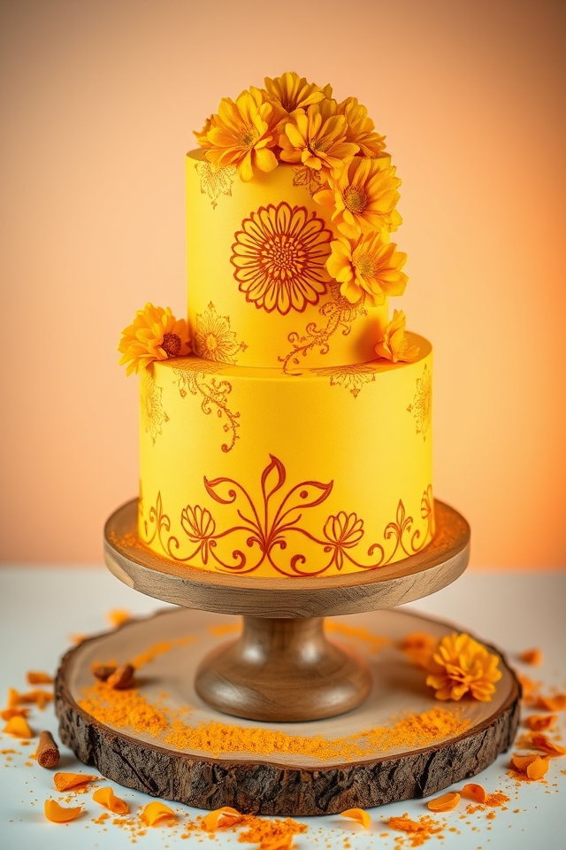 auspicious haldi turmeric symbols