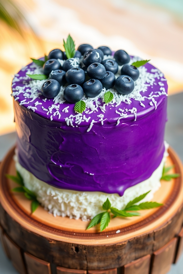 blueberry coconut tropical delight