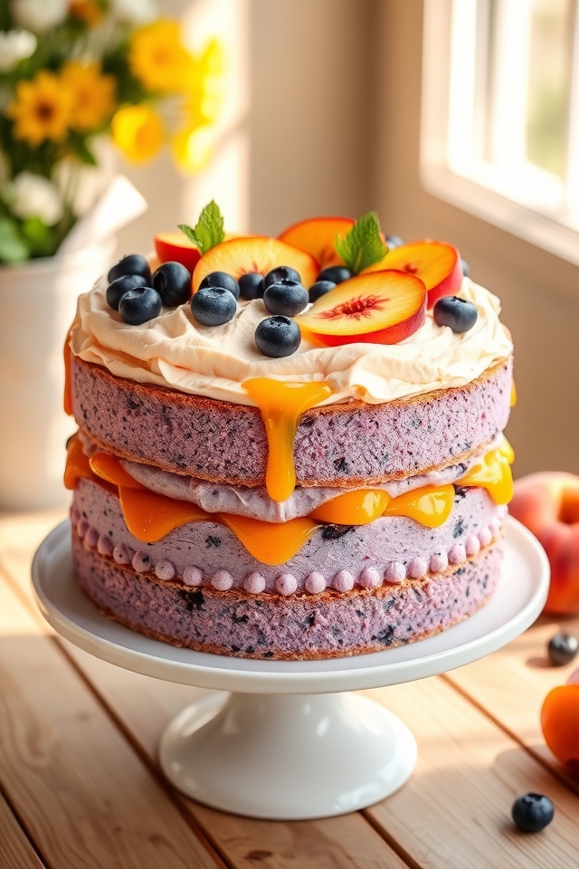 blueberry peach summer fusion