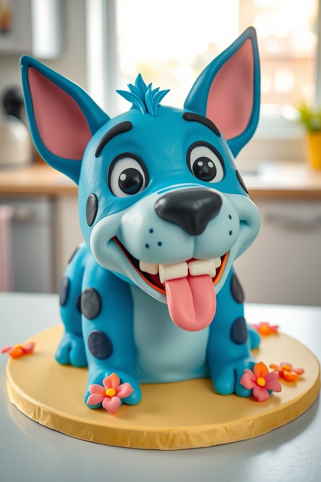 bluey heeler birthday cake