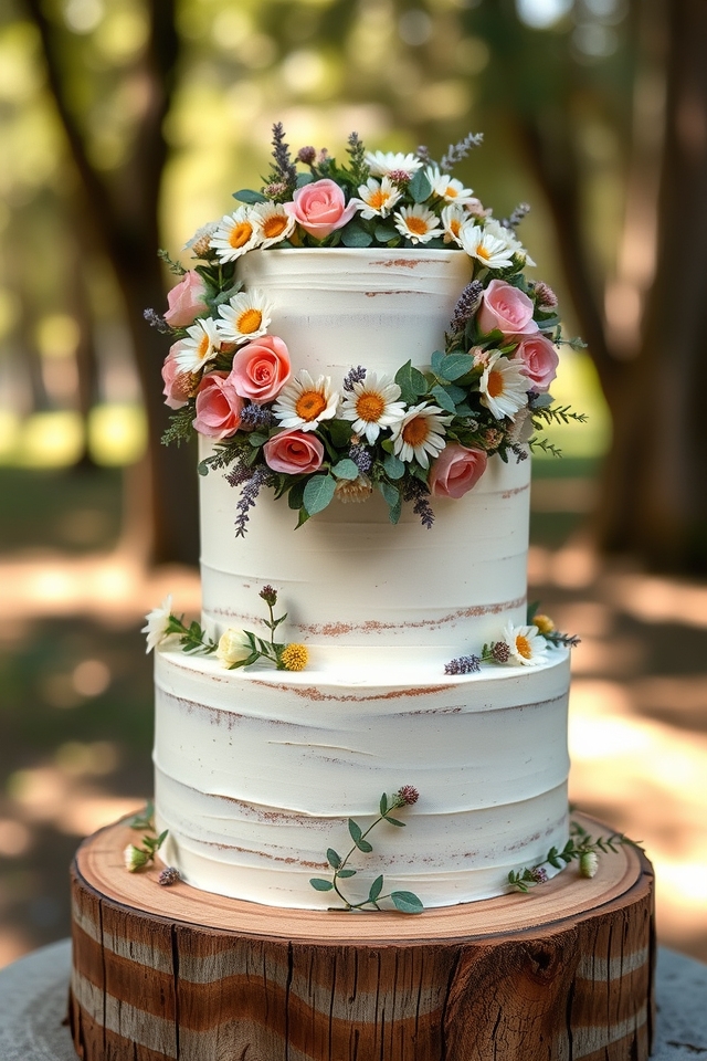 boho chic floral wreath