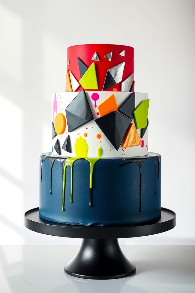bold abstract edible masterpieces