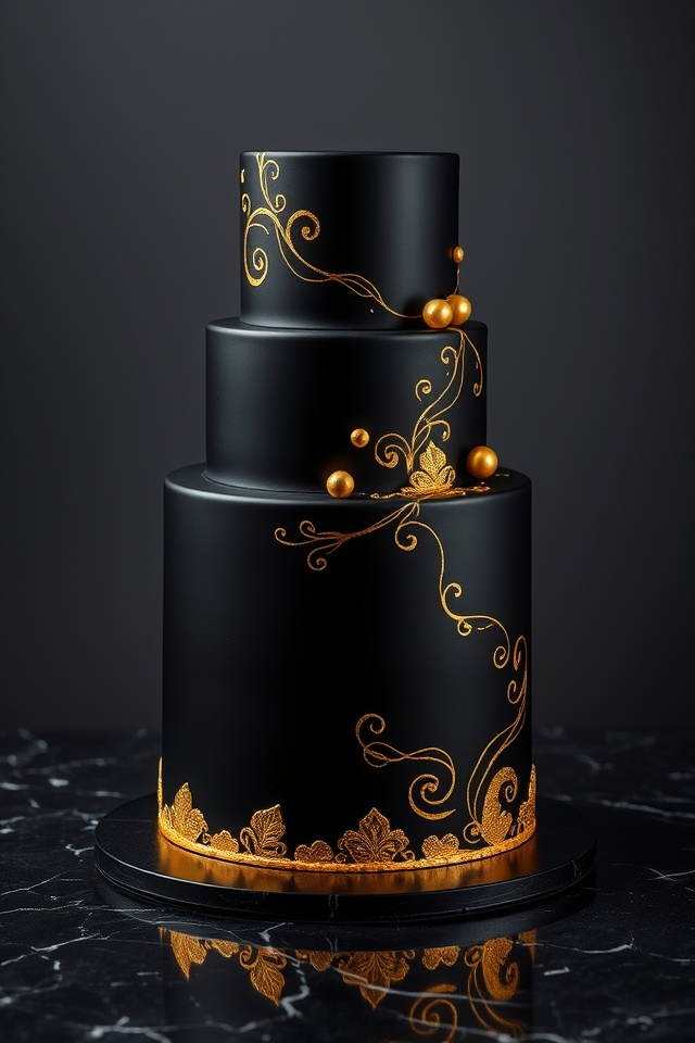 bold black gold masterpiece