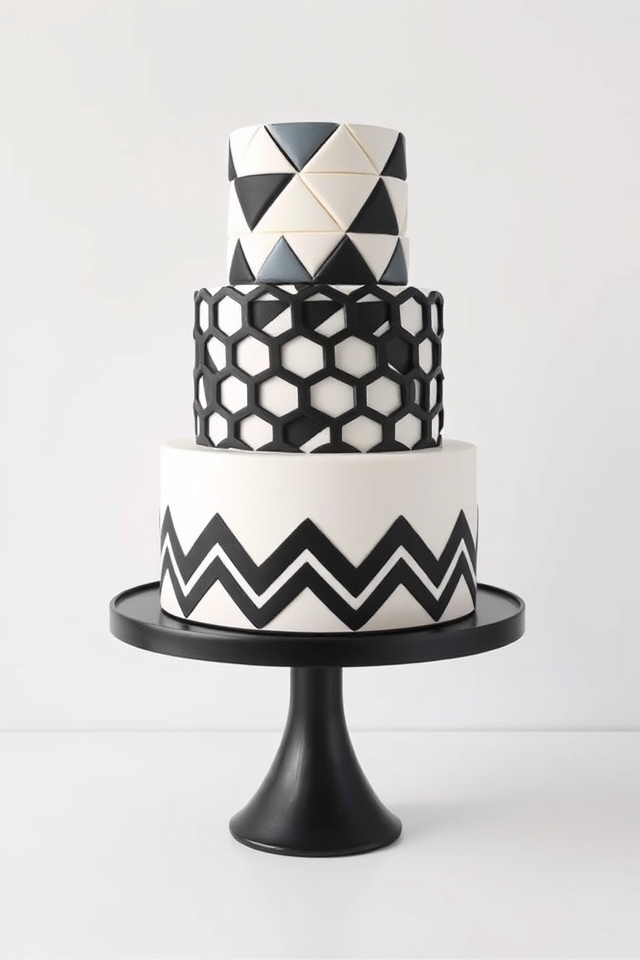 bold black white patterns
