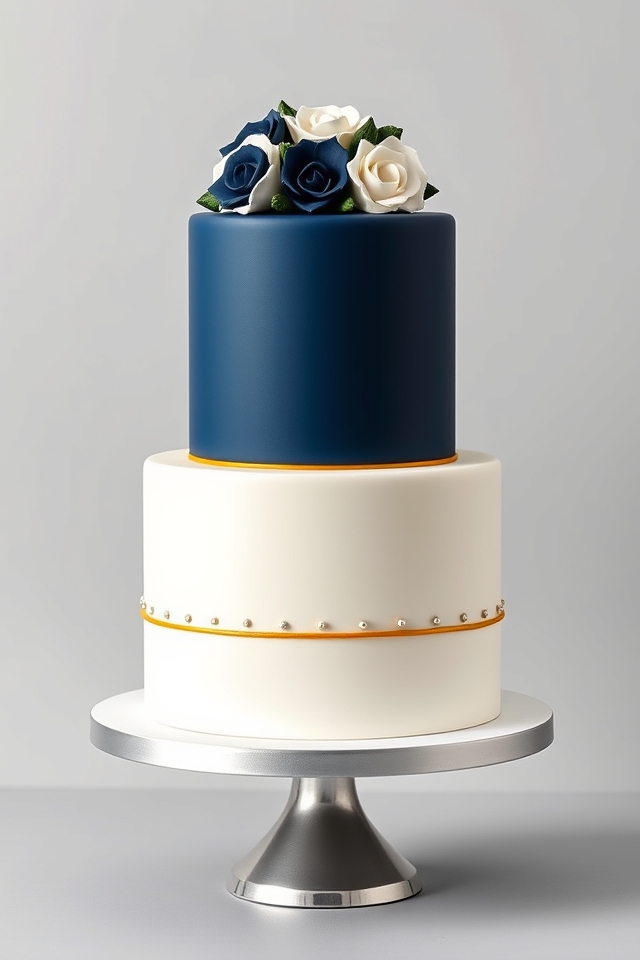 branded color cake design