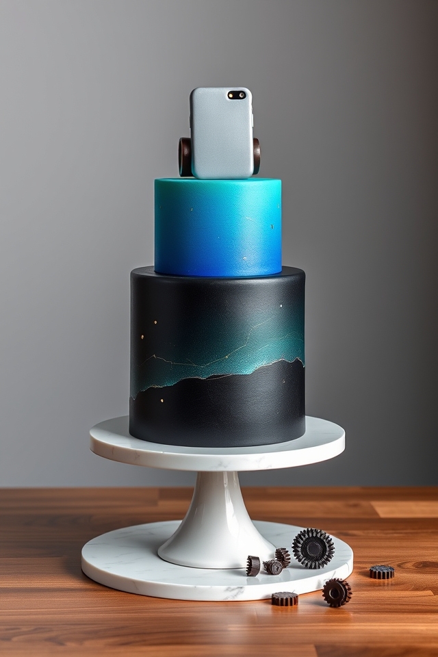 branded edible launch centerpiece