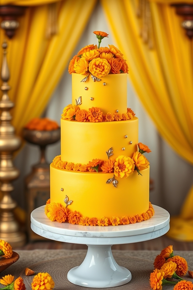 bright marigold joy accents