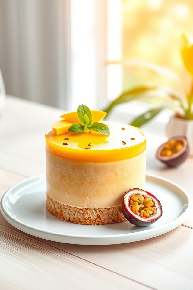 chilled no bake mango delight