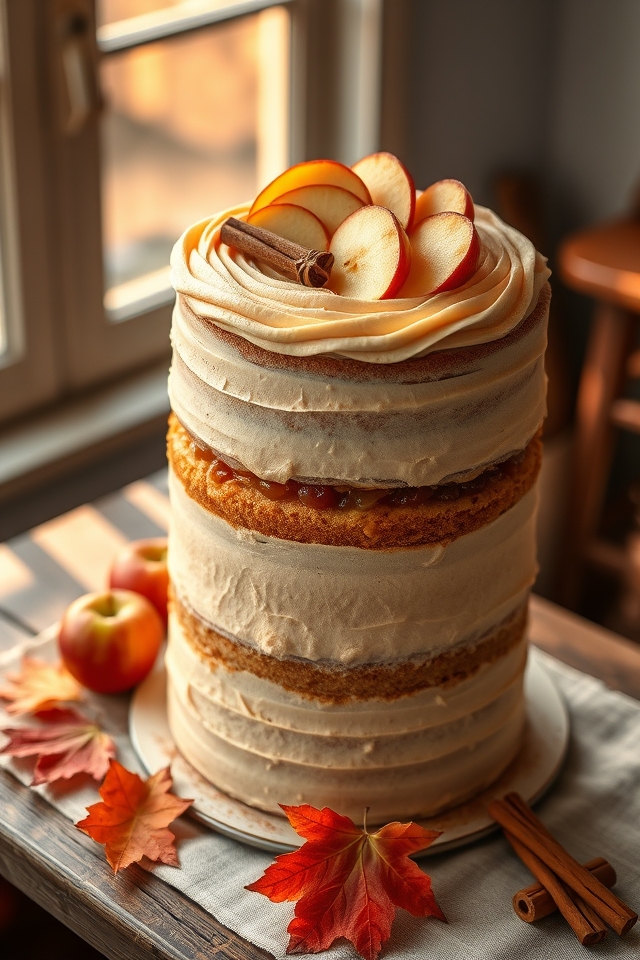 cinnamon apple harvest cake