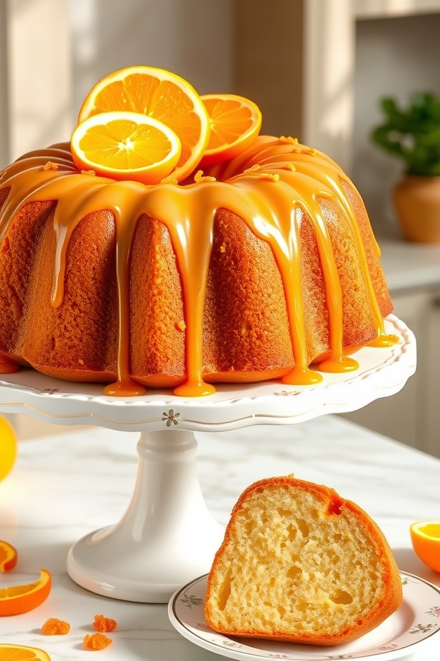 citrus grand marnier bundt
