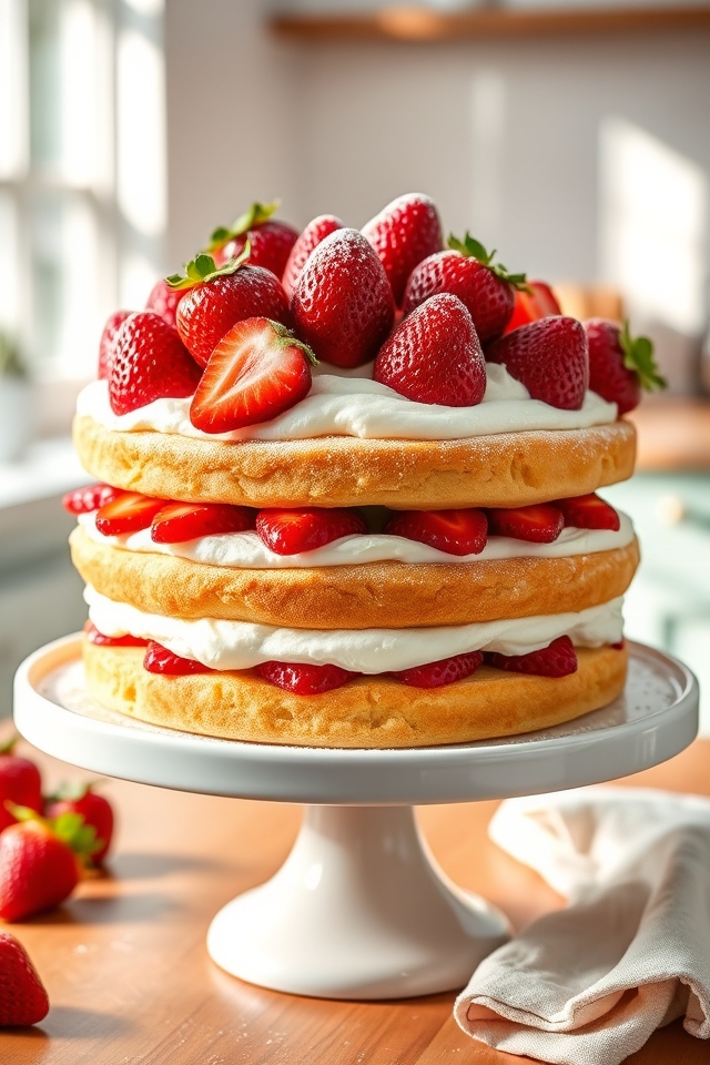 classic fresh strawberry shortcake