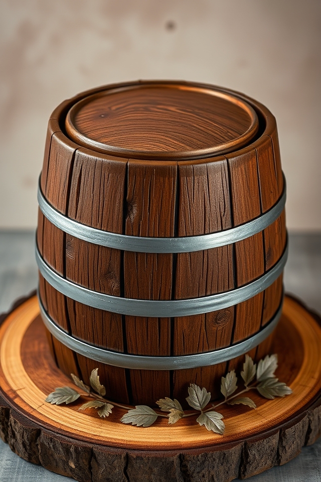 classic whiskey barrel cake