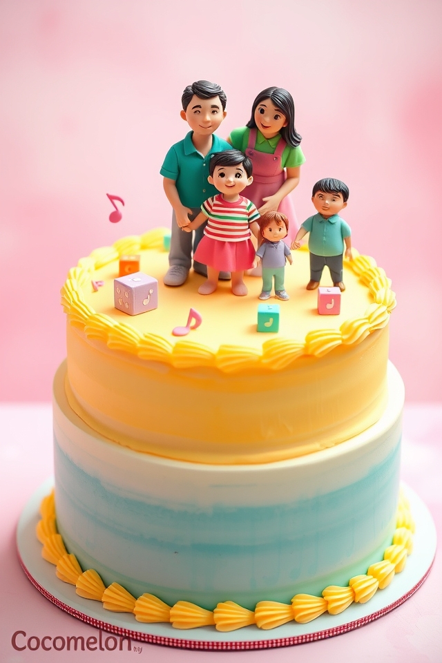 cocomelon joyful family portrait