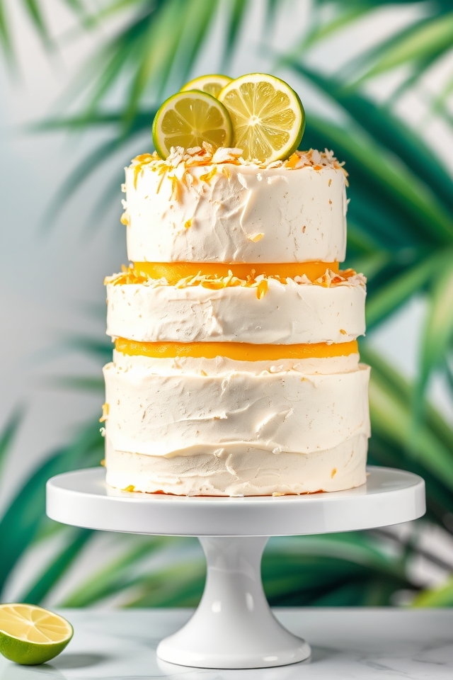 coconut lime paradise dessert