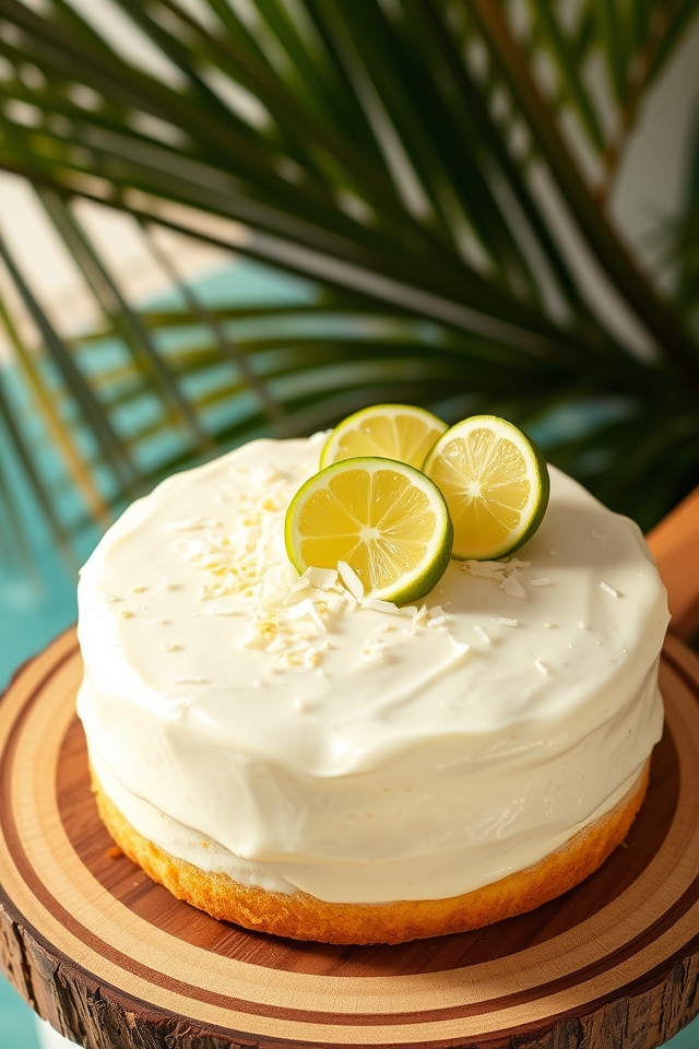 coconut lime tropical delight