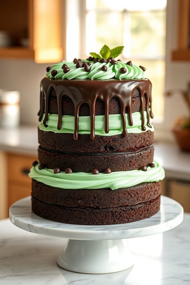 cooling green mint chocolate
