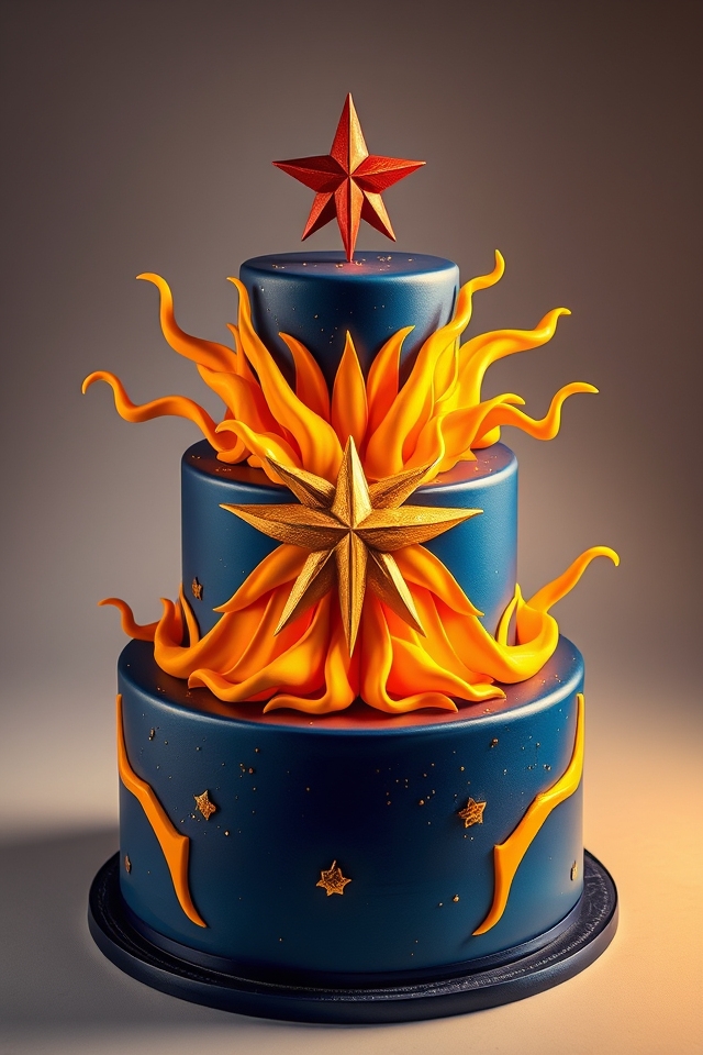 cosmic energy burst cake