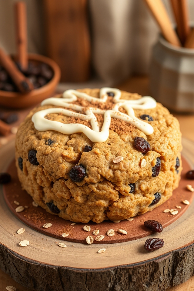 cozy hearty oatmeal raisin