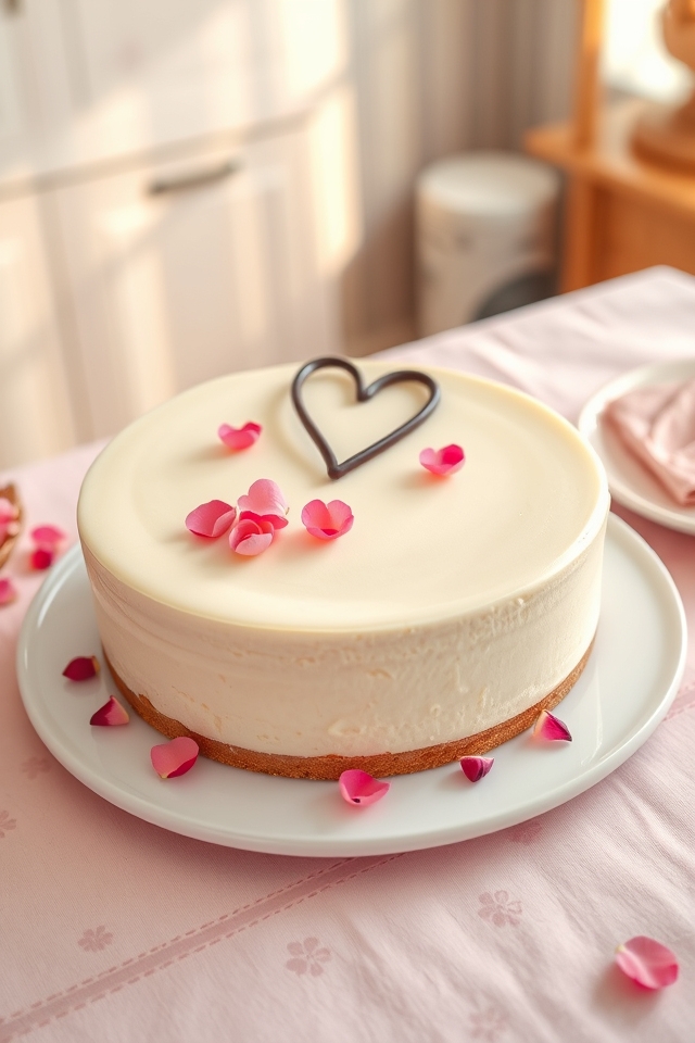 creamy cheesecake love note