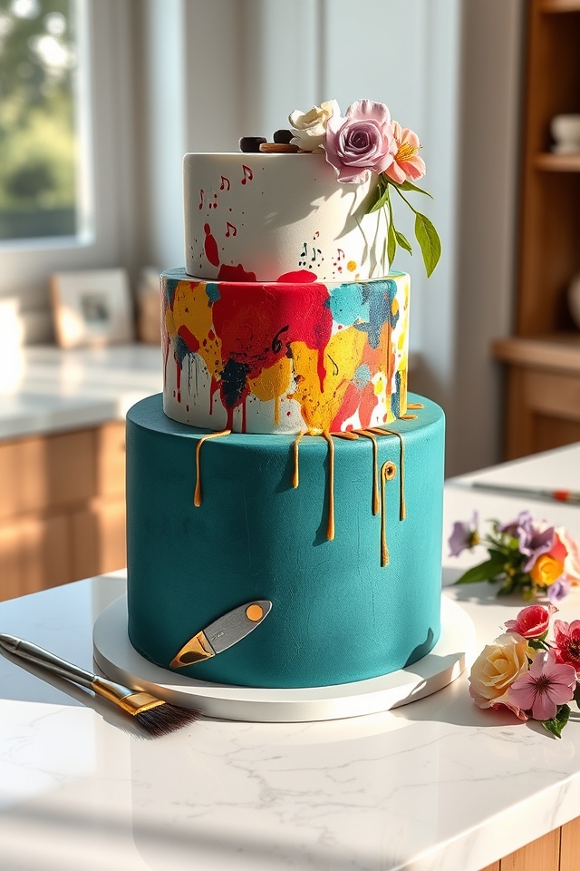 creative passion tribute cake