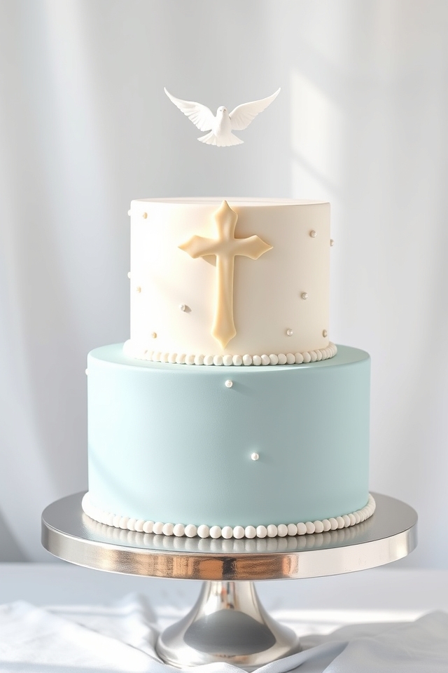 cross and dove elegance