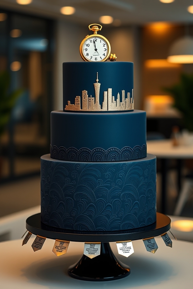 custom business anniversary cake